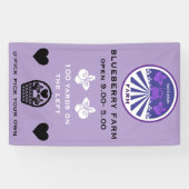 セルフピックブルーベリー農園プロモーション 横断幕 (横)