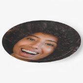 セルフフォトアップロード |顔おもしろいパーティー ペーパープレート (アングル)