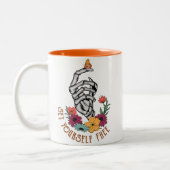 セルフフリースケルトンの設定 ツートーンマグカップ (左)