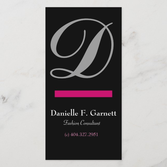 セルフプロモーションカード (正面)