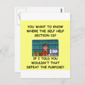 セルフヘルプジョーク ポストカード (正面/裏面)