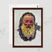 セルフポートレイトバイクロードモネ ポストカード (正面/裏面)