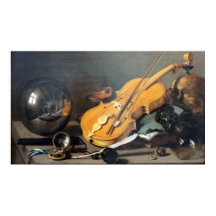 セルフポートレイト付き静物生活