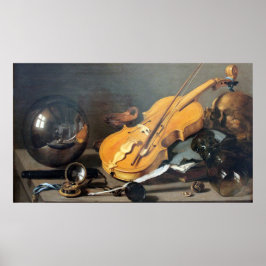 セルフポートレイト付き静物生活 ポスター