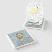 セルフポートレイト1889年ビンセント・ヴァン・ゴッホ ストーンコースター (横)