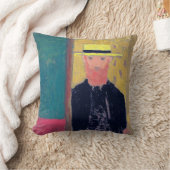 セルフポートレイト（ひげを生やした男）、エドウアール・ヴィイラード クッション (ブランケット)