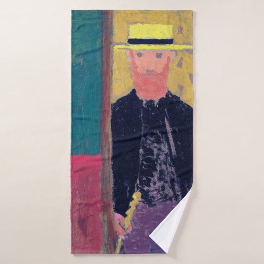 セルフポートレイト（ひげを生やした男）、エドウアール・ヴィイラード バスタオル (バスタオル)