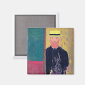 セルフポートレイト(ひげを生やした男)、エドウアール・ヴィイラード マグネット (正面/裏面)