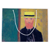 セルフポートレイト（ひげを生やした男）、エドウアール・ヴィイラード ラージペーパーバッグ (裏面)