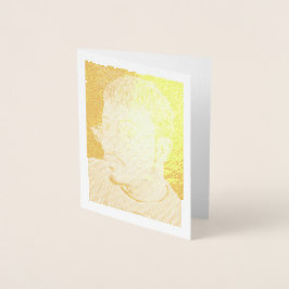 セルフポートレイト：オレンジ、白、青2005 箔カード