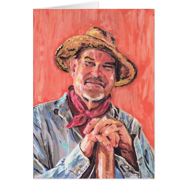 セルフポートレイト、ビンセントへのオマージュ (正面)