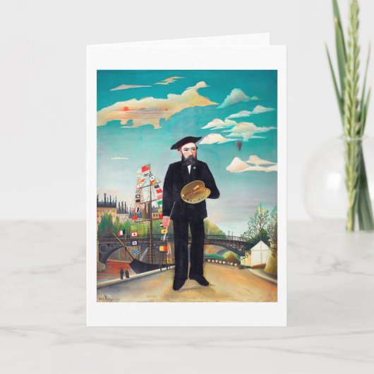 セルフポートレイト、ランドスケープ、ルソー カード (正面)