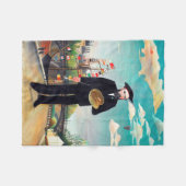 セルフポートレイト、ランドスケープ、ルソー フリースブランケット (正面(横))