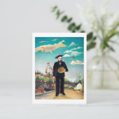 セルフポートレイト、ランドスケープ、ルソー ポストカード (スタンド正面)