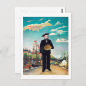 セルフポートレイト、ランドスケープ、ルソー ポストカード (正面/裏面)