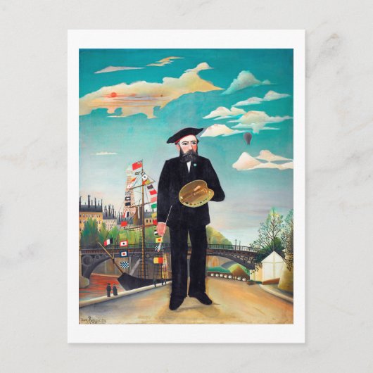 セルフポートレイト、ランドスケープ、ルソー ポストカード (正面)