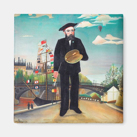 セルフポートレイト、ランドスケープ、ルソー マグネット (正面)