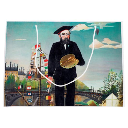 セルフポートレイト、ランドスケープ、ルソー ラージペーパーバッグ (正面)