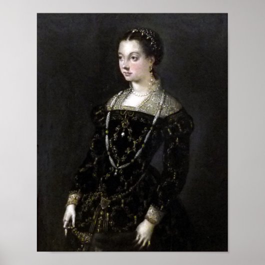 セルフポートレイト – Anguissol Sofonisba - Circa 1559 ポスター (正面)