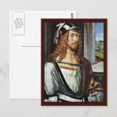 セルフポートレイト、by Albrecht Durer ポストカード (正面/裏面)