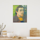 セルフポートレイト – Paul Gauguinファインアート ポスター (キッチン)