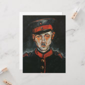 セルフポートレイト（Walter Gramatte著） カード (正面/裏面インサイチュ)