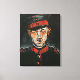 セルフポートレイト（Walter Gramatte著） キャンバスプリント