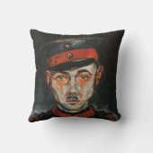 セルフポートレイト（Walter Gramatte著） クッション (裏面)