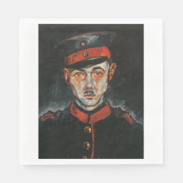 セルフポートレイト（Walter Gramatte著） スタンダードランチョンナプキン