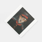 セルフポートレイト（Walter Gramatte著） スタンダードランチョンナプキン (角)