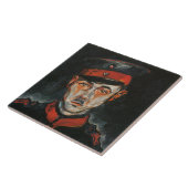 セルフポートレイト（Walter Gramatte著） タイル (側面)