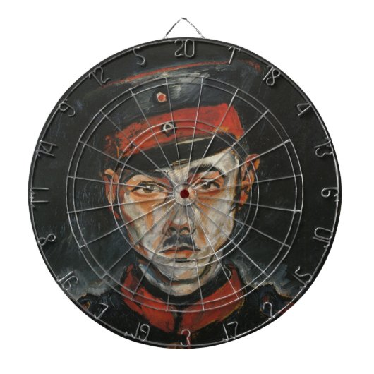 セルフポートレイト（Walter Gramatte著） ダーツボード (正面)