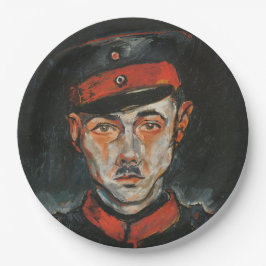 セルフポートレイト（Walter Gramatte著） ペーパープレート