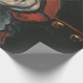 セルフポートレイト（Walter Gramatte著） ラッピングペーパー (角)