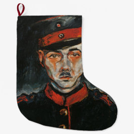 セルフポートレイト（Walter Gramatte著） ラージクリスマスストッキング