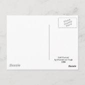 セルフポートレイトbyヴィンセント・ヴァン・ゴッホ1886 ポストカード (裏面)