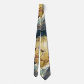 セルフポートレイトVincent van 素晴らしゴッホア絵画ート ネクタイ (裏面)