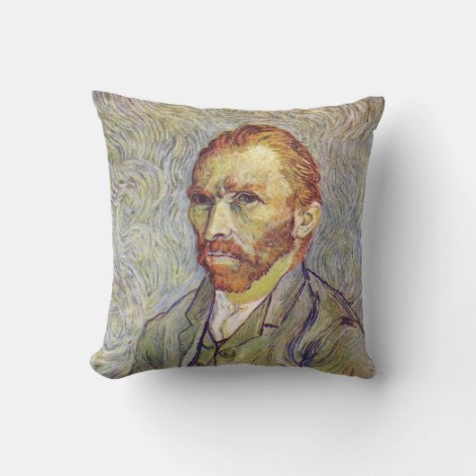 セルフポートレイトVincent Willem vanゴッホ クッション (正面)