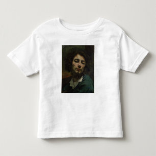 セルフポートレートまたは、パイプを持つ男, c.1846 トドラーTシャツ