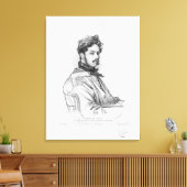 セルフポートレート2 キャンバスプリント (インサイチュ (リビング))