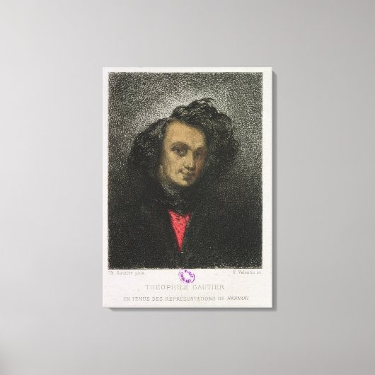 セルフポートレート「エルナニ」用 キャンバスプリント (正面)