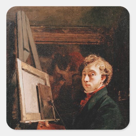 セルフポートレート スクエアシール (正面)