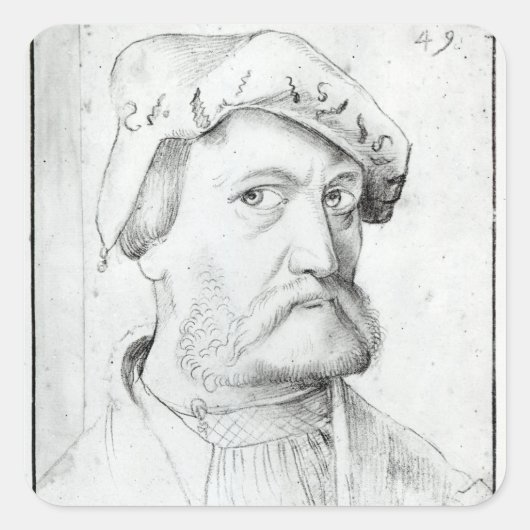 セルフポートレート スクエアシール (正面)