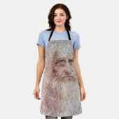 セルフポートレート、レオナルド・ダ・ヴィンチ エプロン (着用した状態)