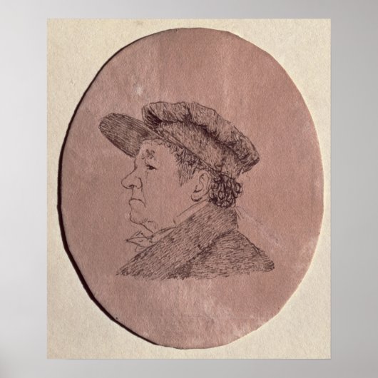 セルフポートレート， 1824 ポスター (正面)