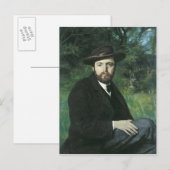 セルフポートレート， 1871 ポストカード (正面/裏面)