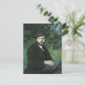 セルフポートレート， 1871 ポストカード (スタンド正面)