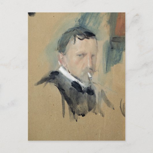セルフポートレート, 1901 ポストカード (正面)