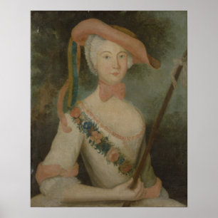 セルフポートレート、c.1725-40 ポスター