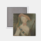 セルフポートレート、c.1725-40 マグネット (正面/裏面)